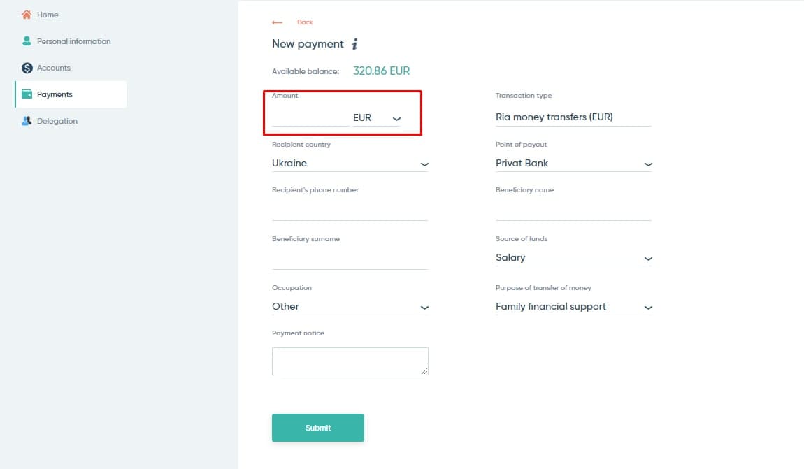 How To Send Ria Money Transfer | Instruction | Biteffect